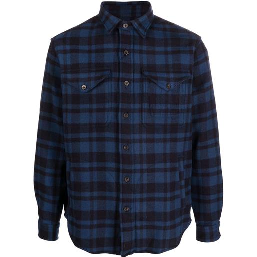 Polo Ralph Lauren giacca-camicia a quadri - blu