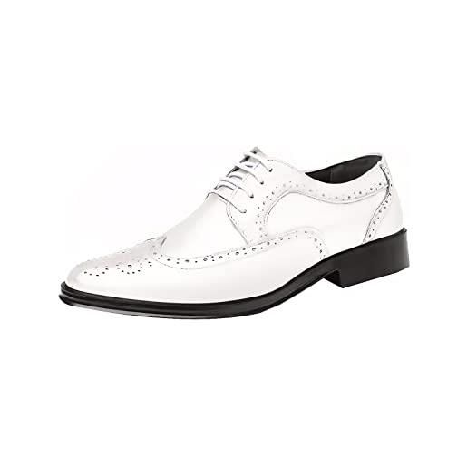 Rimhold scarpe da uomo brock scarpe eleganti da sposa punte ad ala oxford scarpe formali con cinturino in pelle derby classic