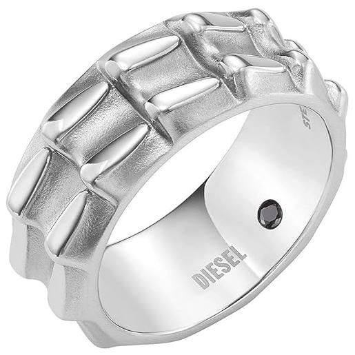 Diesel anello in acciaio inox, dx1394040, acciaio inox, senza gemstone