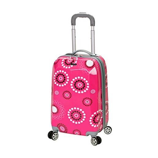 Rockland vision hardside spinner wheel bagaglio, perla rosa. , carry-on 20-inch, vision hardside spinner wheel bagaglio