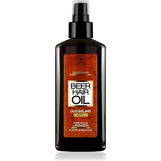 LR Wonder Sole lr wonder beer - hair oil olio solare per capelli alla birra, 100ml