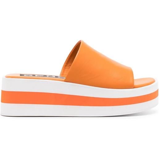 Senso sandali morgan con plateau - arancione