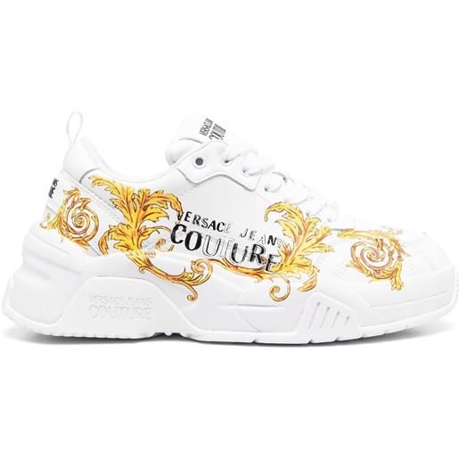 Versace Jeans Couture sneakers con stampa - bianco