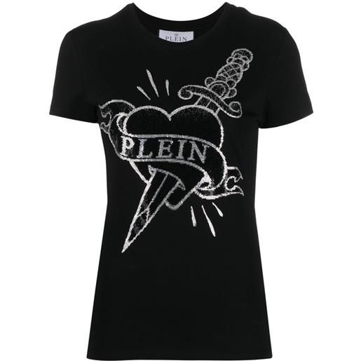 Philipp Plein t-shirt con logo - nero