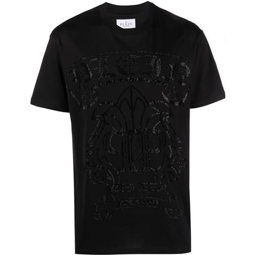 Philipp Plein t-shirt con paillettes - nero