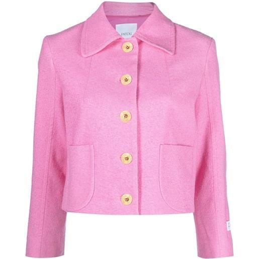 Patou giacca monopetto - rosa