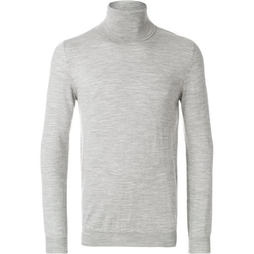 Zanone maglione con collo alto - grigio