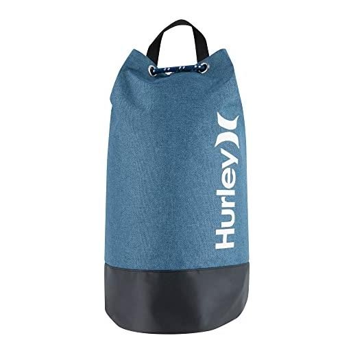 Hurley, hrla buot drawstring beach bag unisex-adulto, blu (valerian blue htr)