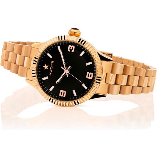 Hoops orologio new luxury gold black Hoops donna