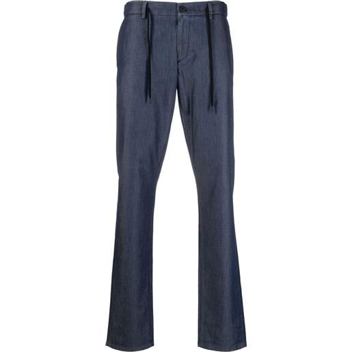 Canali pantaloni con coulisse - blu