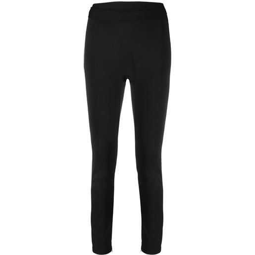 Dolce & Gabbana leggings con zip - nero