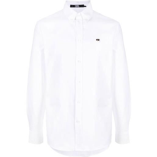 Karl Lagerfeld camicia ikonic - bianco