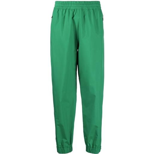 Moncler Grenoble pantaloni sportivi elasticizzati - verde