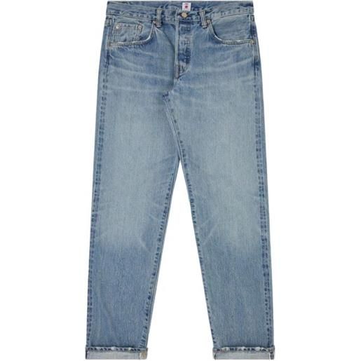 EDWIN pantaloni regular tapered uomo blue/light used