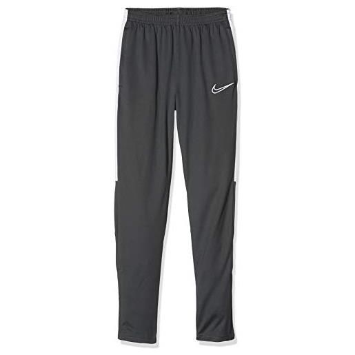Nike academy19 knitted pant pantaloni, unisex bambini, obsidian/white/white, s