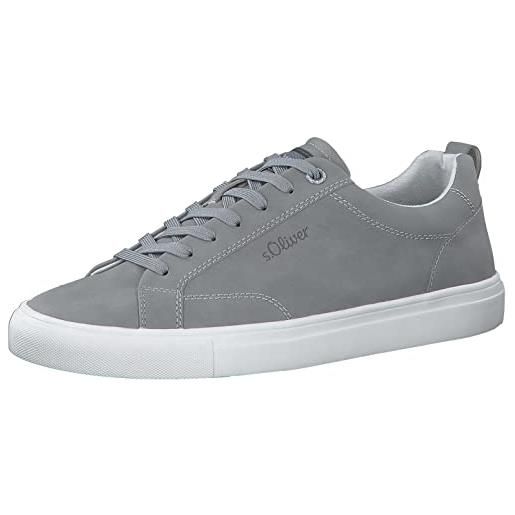 s.Oliver 5-5-13632-30, sneaker uomo, grigio (grey), 42 eu
