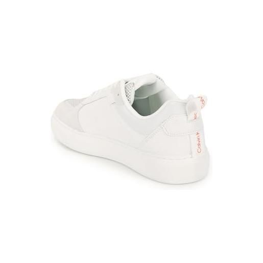 Calvin Klein Jeans sneakers con suola preformata uomo casual xray scarpe, bianco (white), 43 eu