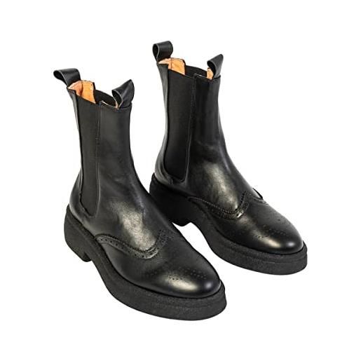RepoRed ankle boots, mocassini donna, nero, 35 eu