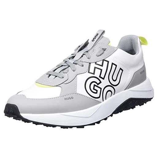 HUGO kane_runn_nylg, running uomo, open white123, 39 eu