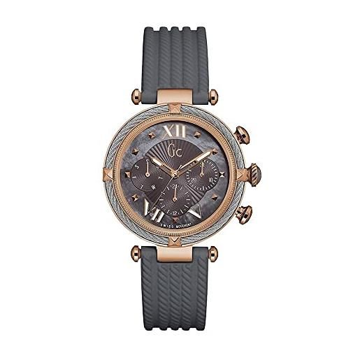 GC orologio analogico quarzo donna con cinturino in silicone y16006l5