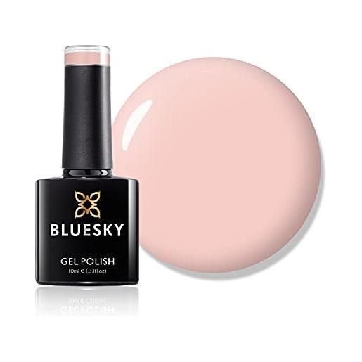 Bluesky smalto per unghie gel, naked naivete, 80608, rosa, pastello, nudo (per lampade uv e led) - 10 ml