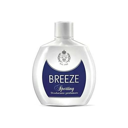 Breeze set 6 breeze deodorante squeeze 100 sporting blu cura e igiene del corpo