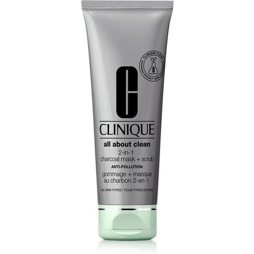 Clinique all about clean 2-in-1 charcoal mask + scrub 100ml