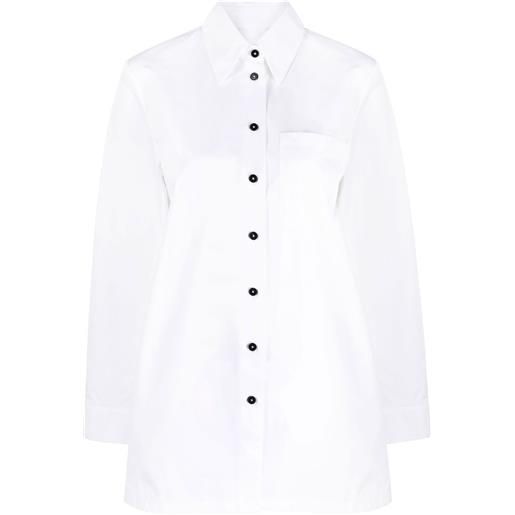 Jil Sander camicia con applicazione - bianco