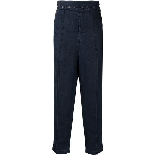 RITO STRUCTURE jeans crop - blu