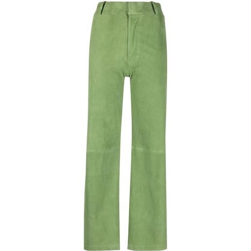 Arma pantaloni crop svasati - verde