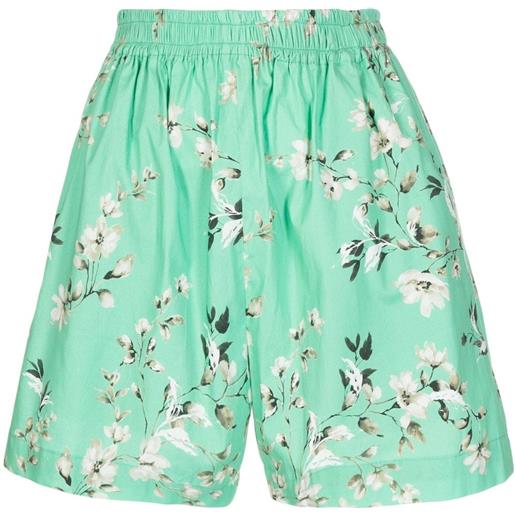 Bambah shorts josephine a fiori - verde