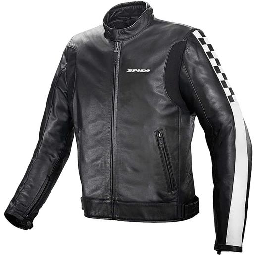 Spidi c-flag leather jacket nero 48 uomo