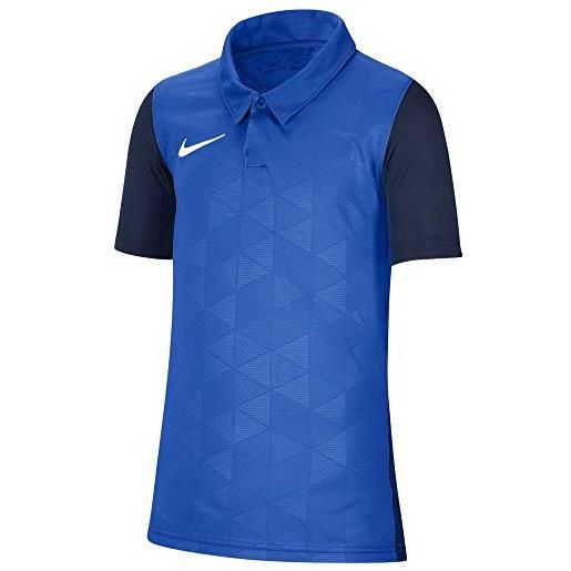 Nike y nk trophy iv jsy ss t-shirt, bambino, royal blue/midnight navy/(white), l