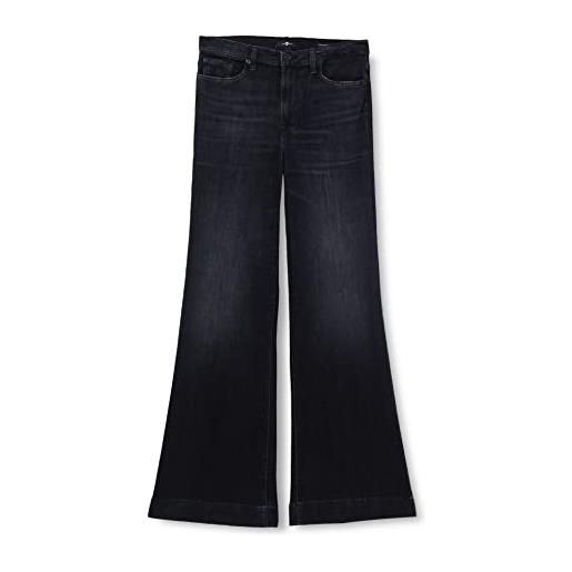 7 For All Mankind modern dojo jeans, black, regular da donna