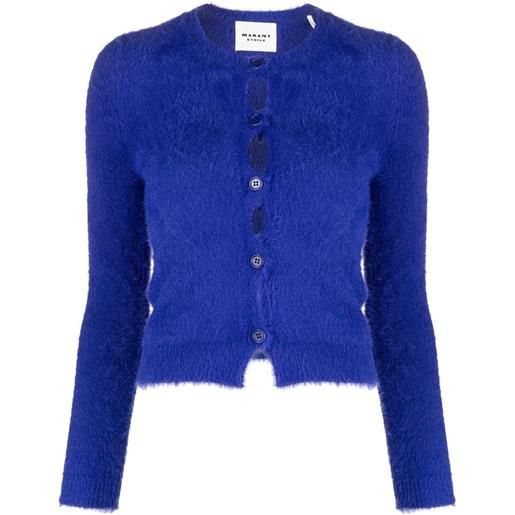 MARANT ÉTOILE cardigan con bottoni - blu