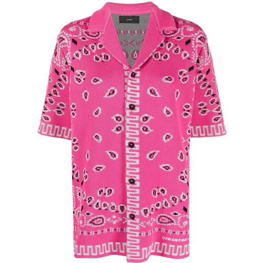 Alanui camicia con stampa paisley - rosa