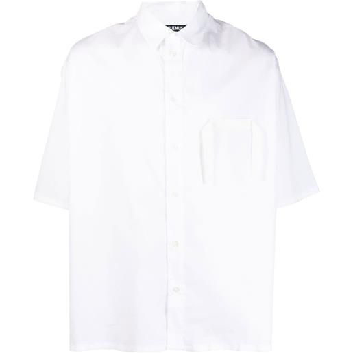 Jacquemus camicia la chemise cabri - bianco