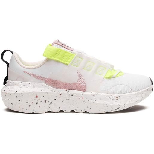 Nike sneakers crater impact white pink glaze - bianco