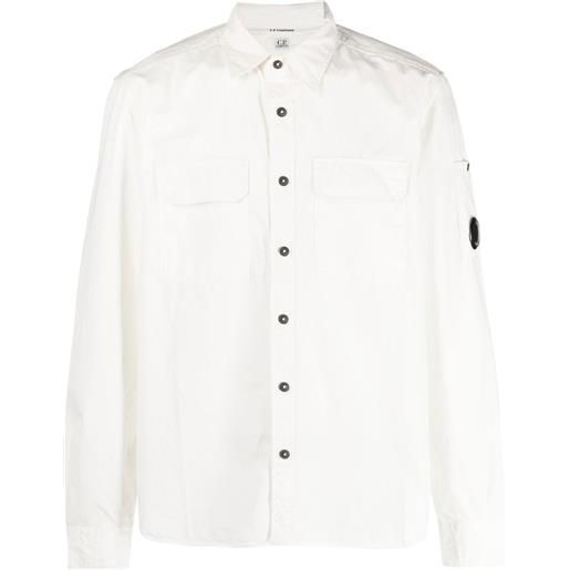 C.P. Company camicia con applicazione - bianco