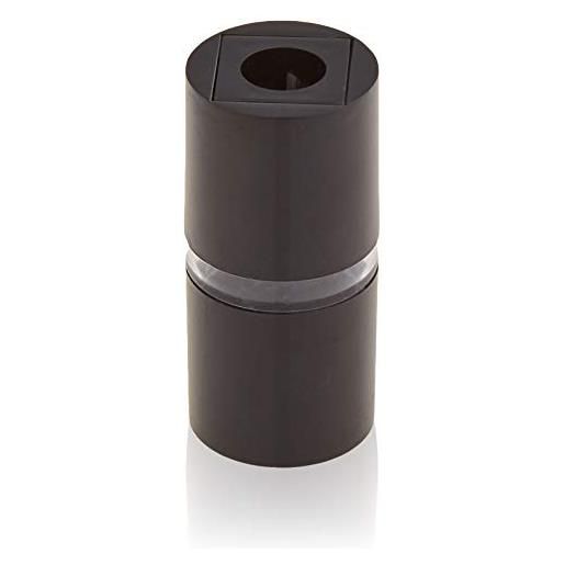 Premax - temperino tubo con raccoglitore - per beautycase - colore nero - made in italy