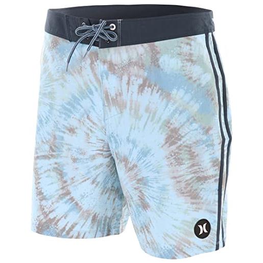 Hurley babylegs division phntm naturals tailgate 18' costume da bagno da uomo, coriandolo, 42