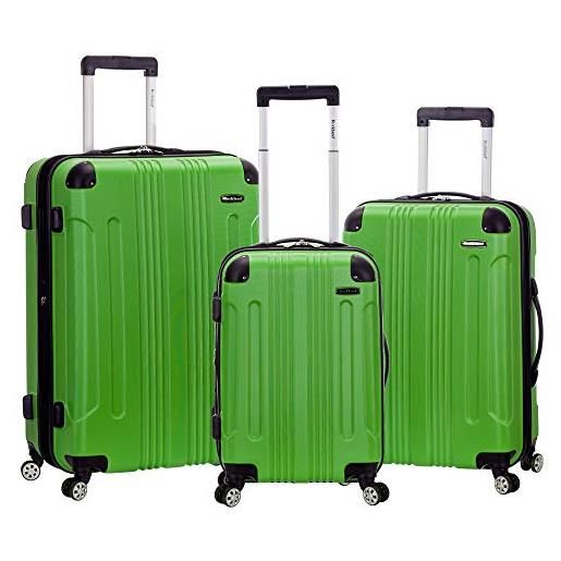 Rockland london hardside spinner wheel bagaglio, verde, taglia unica, london hardside spinner wheel bagaglio