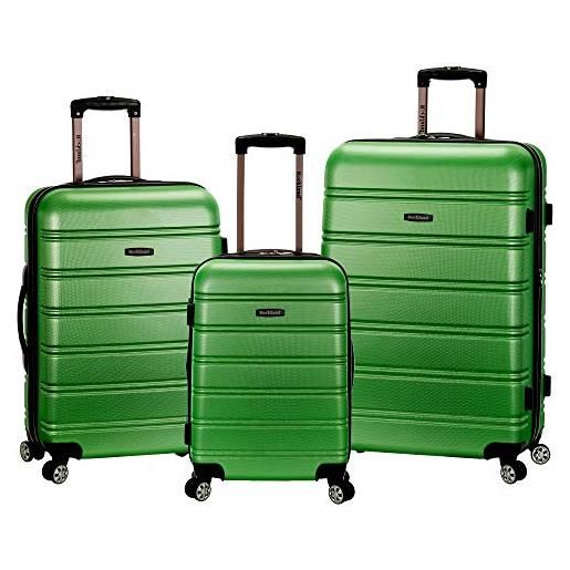 Rockland, set di valigie adulti, green (verde) - f160