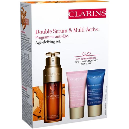 Clarins double serum & multi active programma anti-age