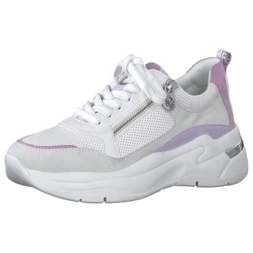 MARCO TOZZI donna 2-2-83703-20, scarpe da ginnastica, bianco lilac c, 38 eu