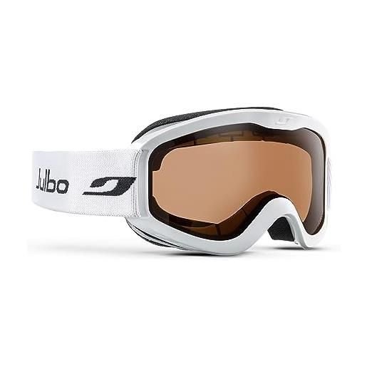 Julbo, maschera da sci fotocromatica proton unisex bambino, bianco (blanc), s