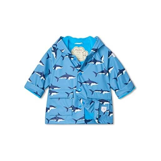 Hatley raincoat impermeabile, squali da nuoto, 12 mesi bimbo