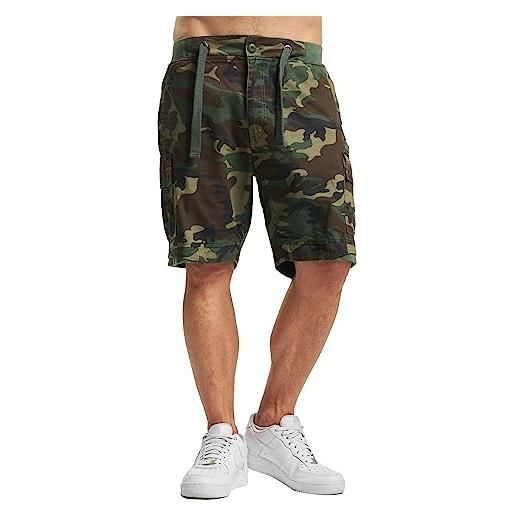 Brandit packham vintage shorts pantaloncini, navy, xl uomo