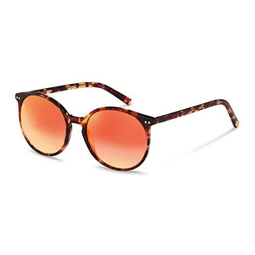Rodenstock occhiali da sole youngline sun rr333 (donna), occhiali da sole leggeri, occhiali da sole rotondi con montatura in plastica acetata