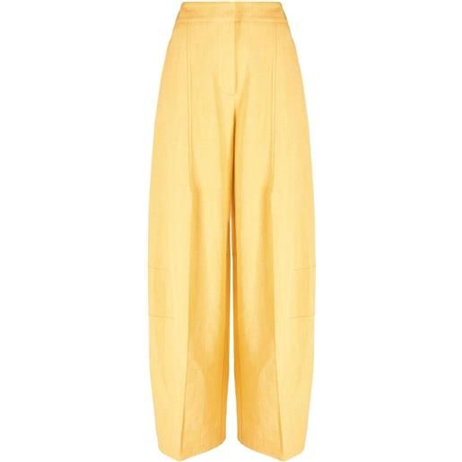 Jacquemus pantaloni le pantalon plidao - giallo